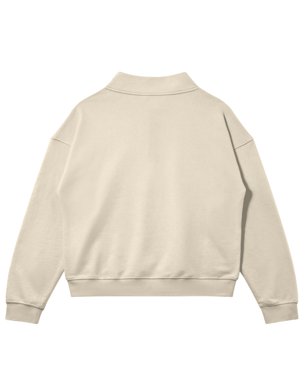 Heavy Oversized Half-Zip Sweatshirt