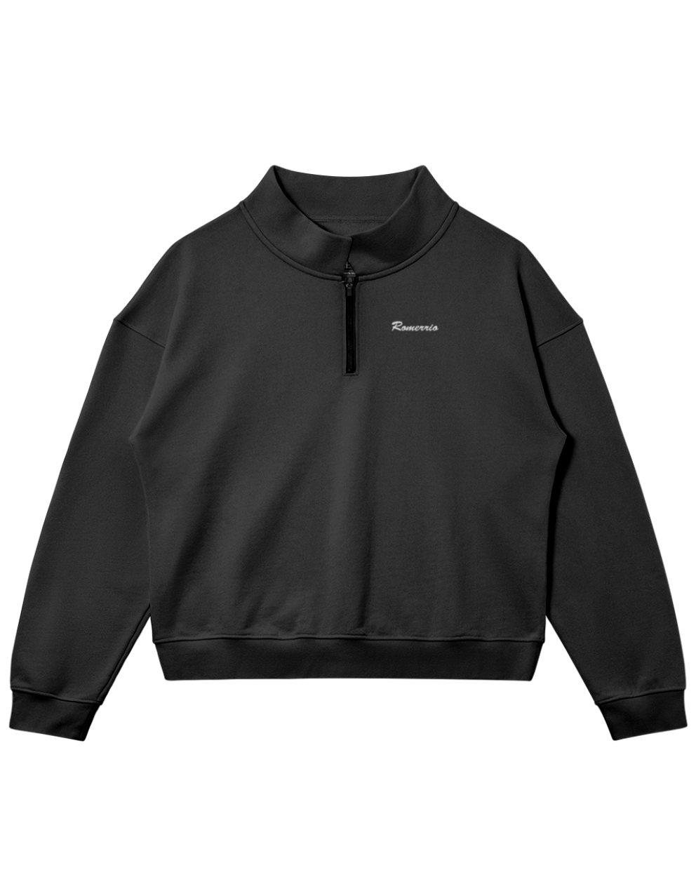 Heavy Oversized Half-Zip Sweatshirt