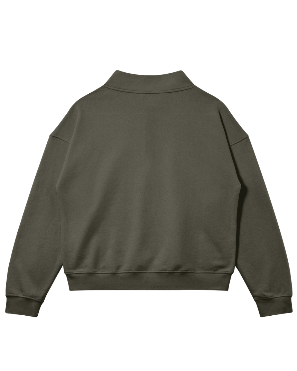 Heavy Oversized Half-Zip Sweatshirt