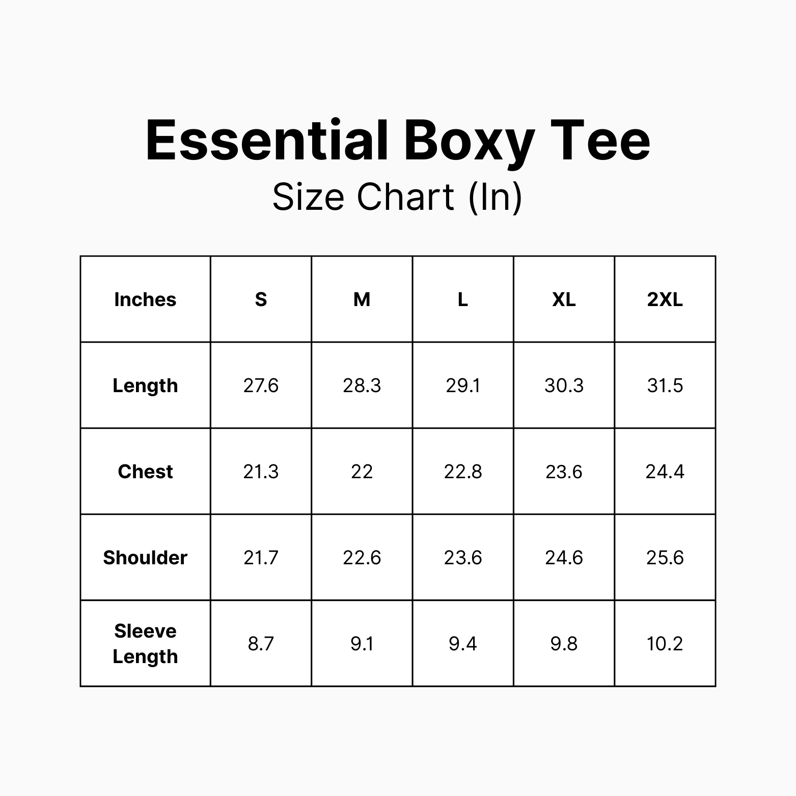 Essential Boxy Tee