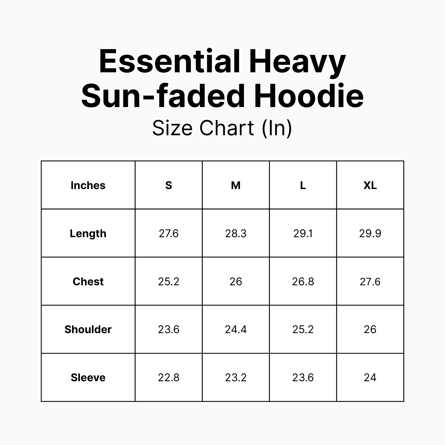 Essential Heavy Sun Faded Hoodie