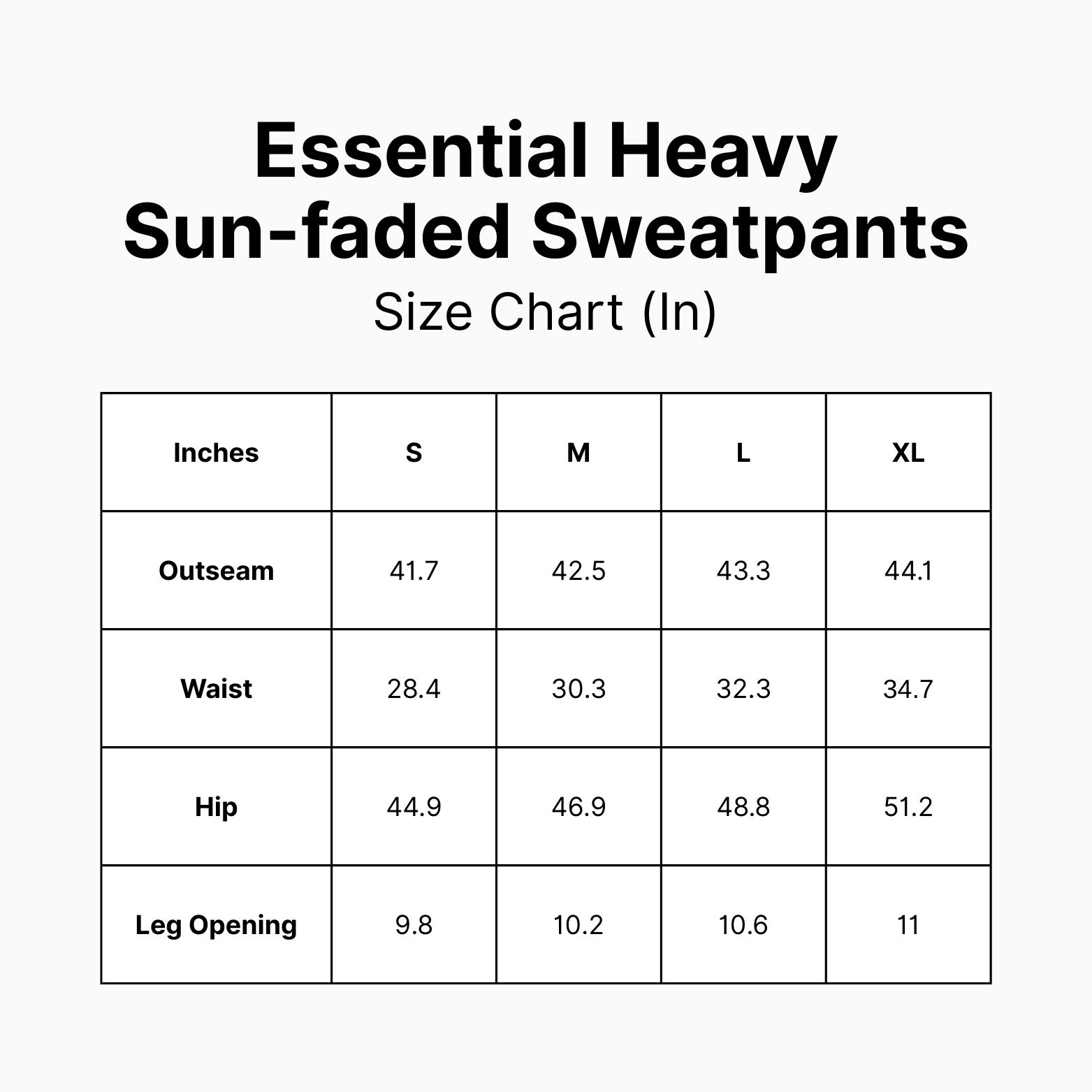 Essential Heavy Sun Faded Sweatpants
