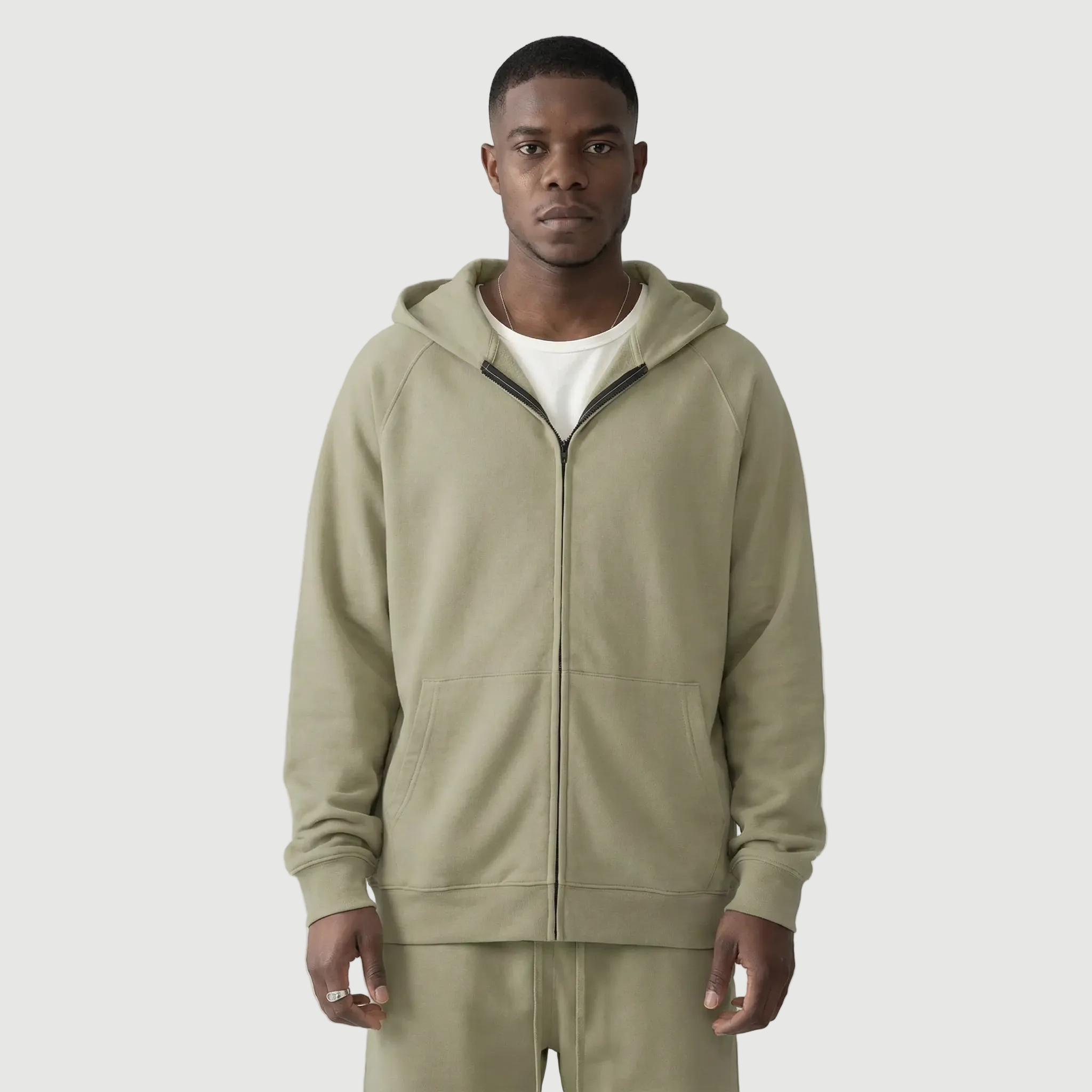 Essential Heavy Fleece Full-zip Hoodie