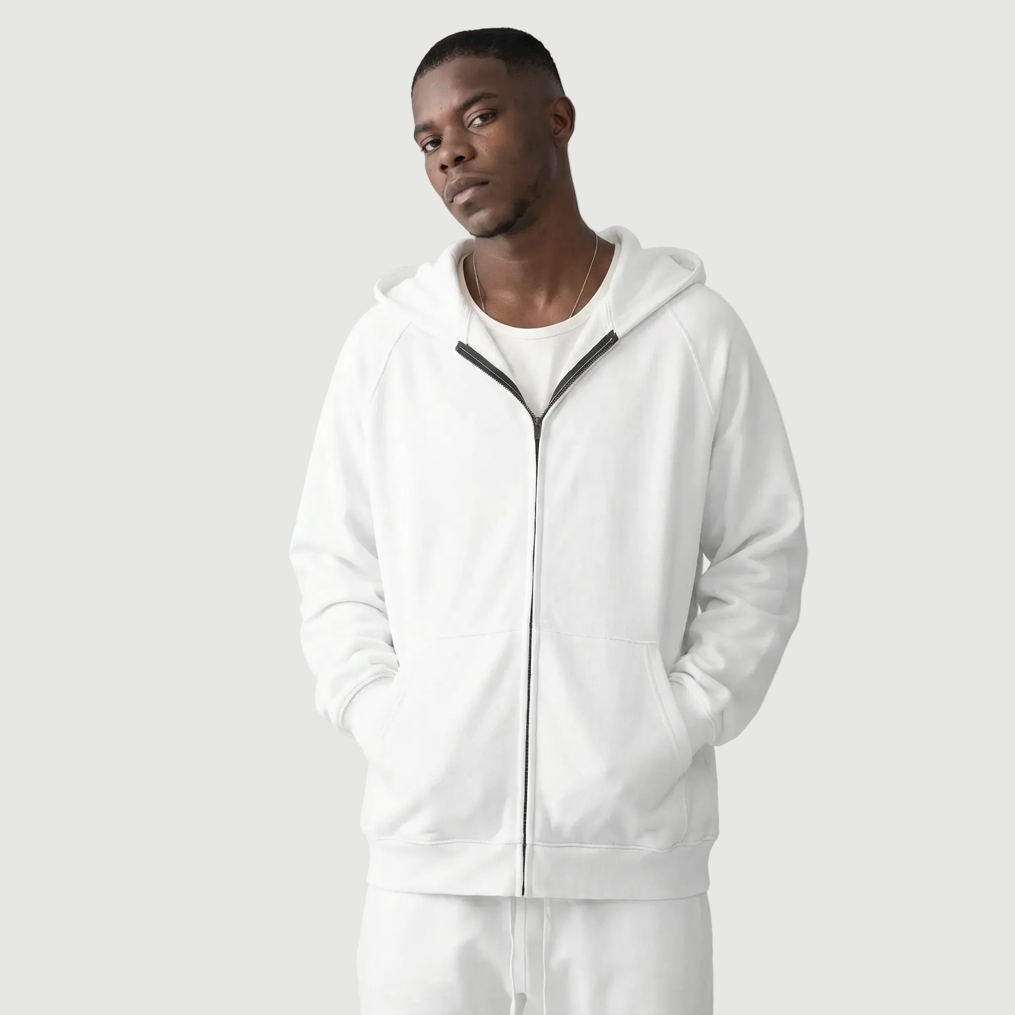 Essential Heavy Fleece Full-zip Hoodie