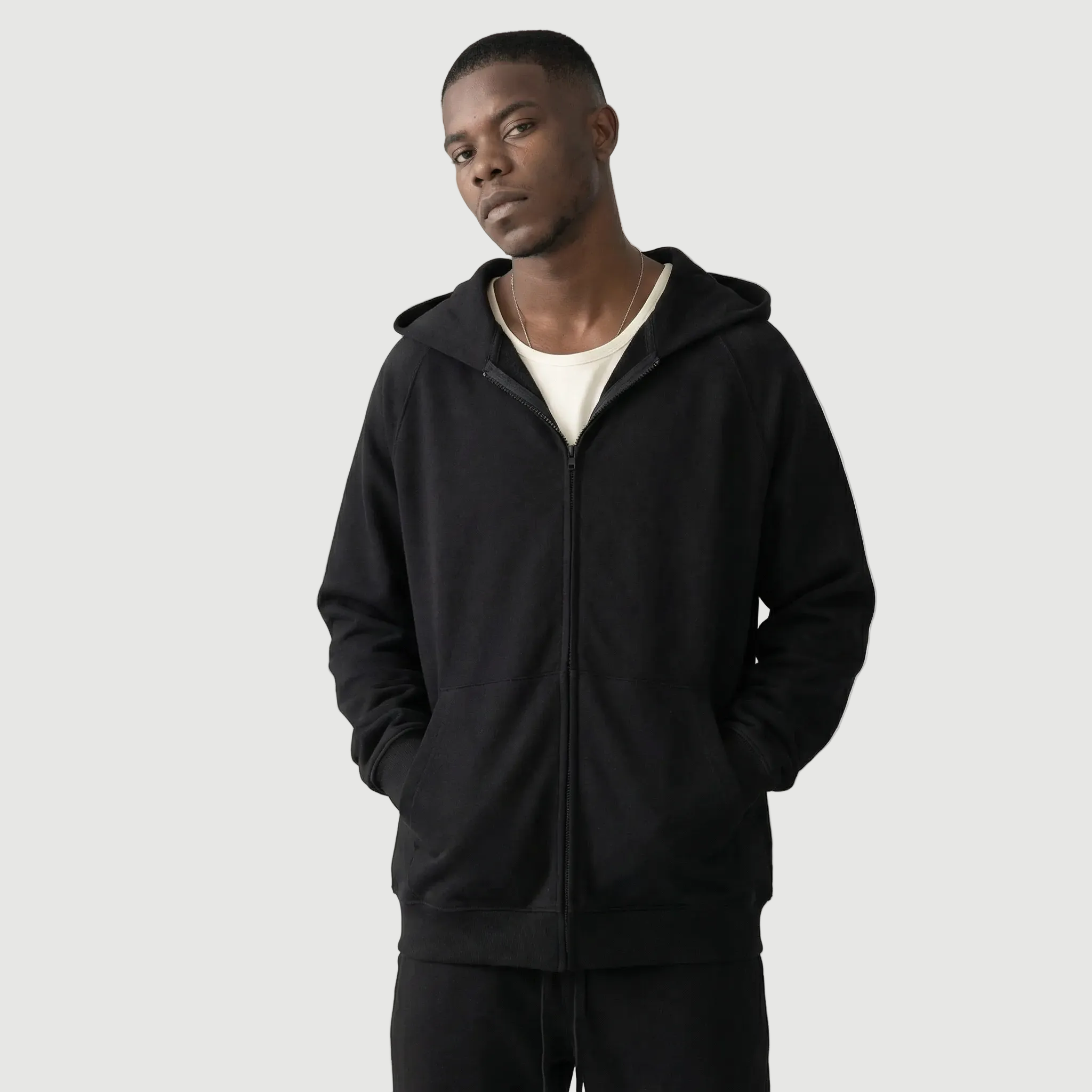Essential Heavy Fleece Full-zip Hoodie