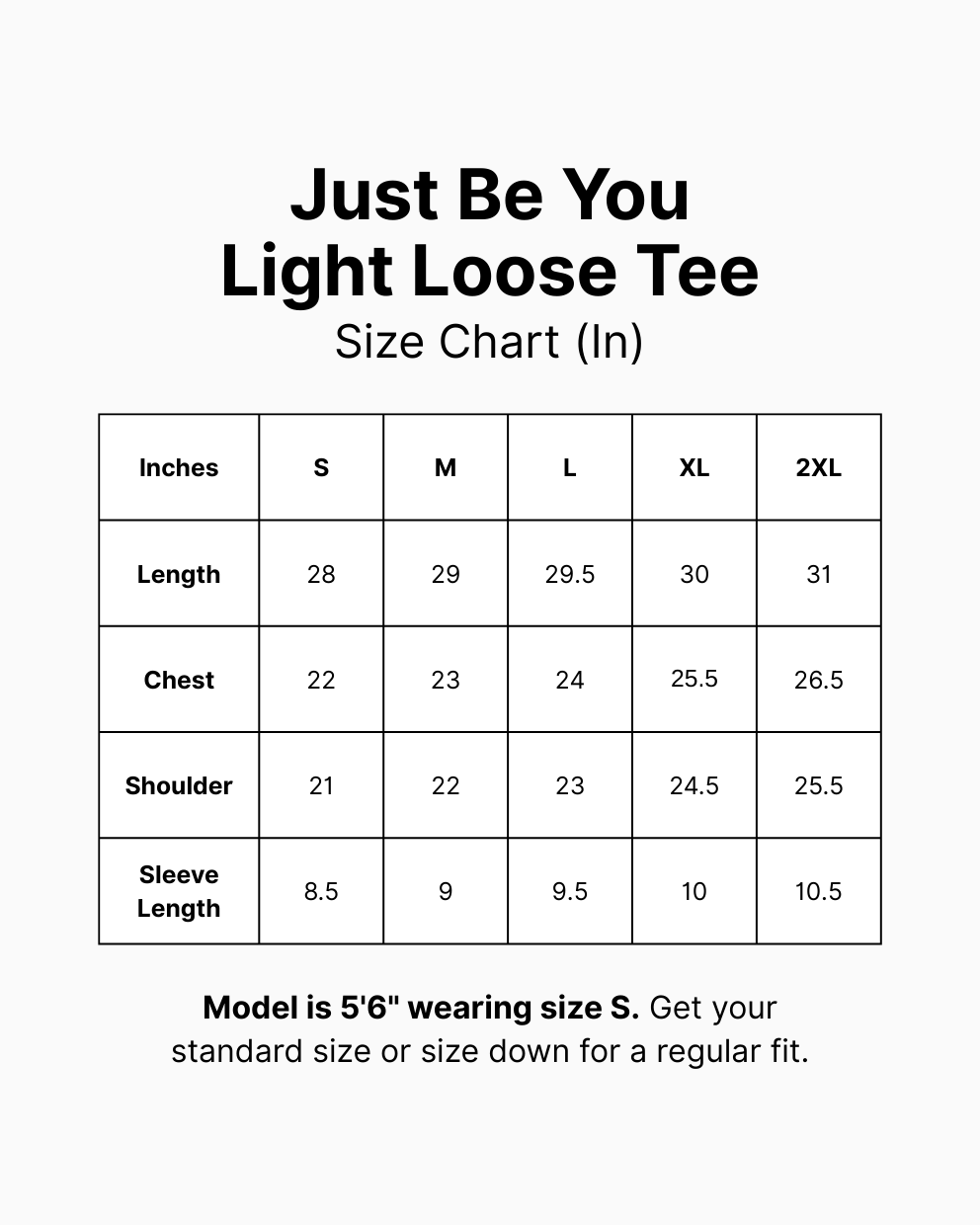 Just Be You Loose Tee