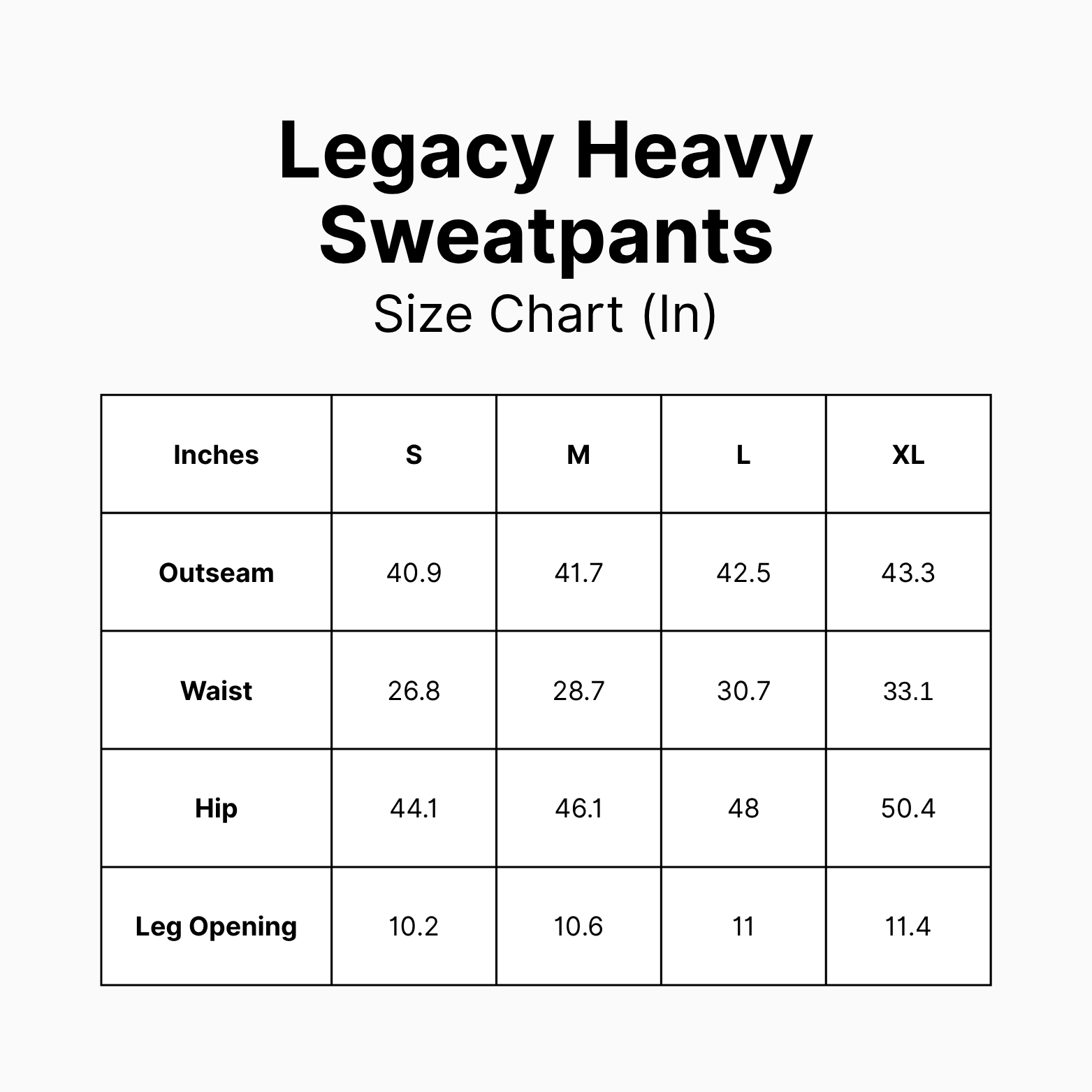 Legacy Heavy Sweatpants