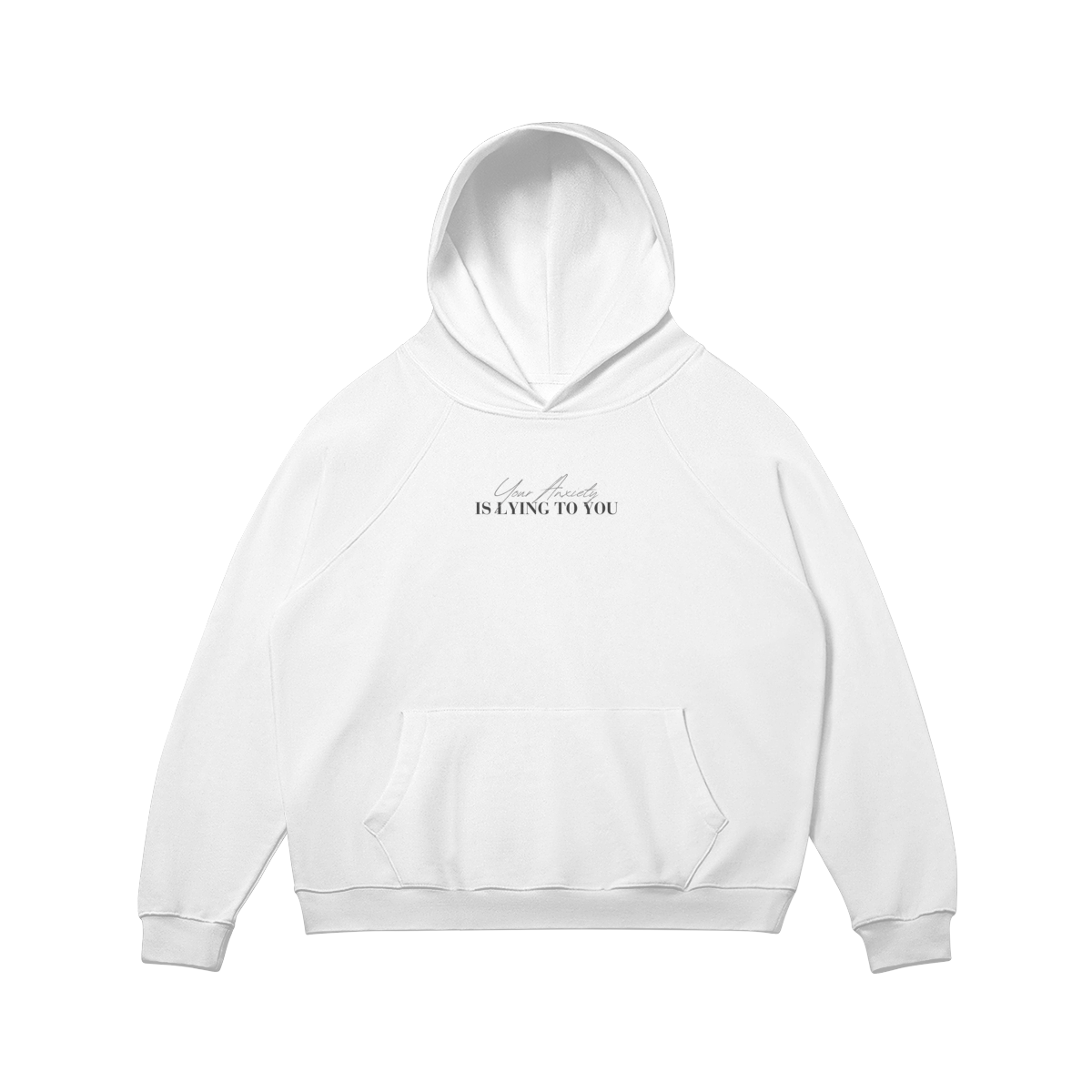 Your Anxiety Heavy Fleece-lined Hoodie