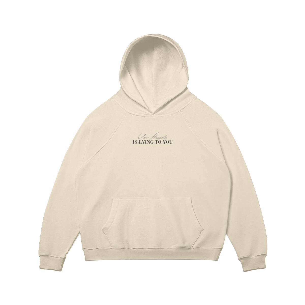 Your Anxiety Heavy Fleece-lined Hoodie