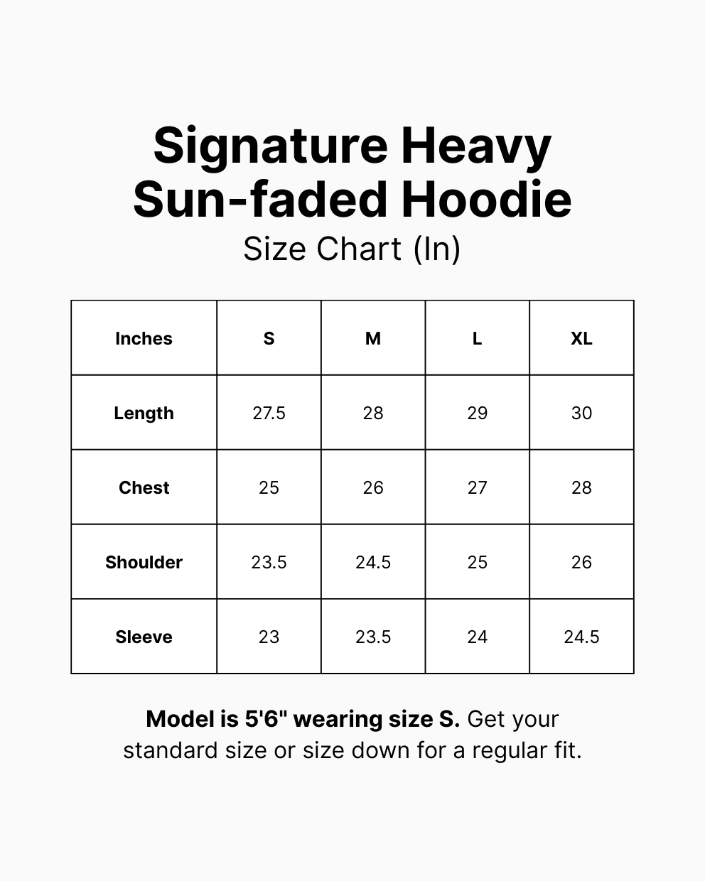 Signature Heavy Sun-faded Hoodie