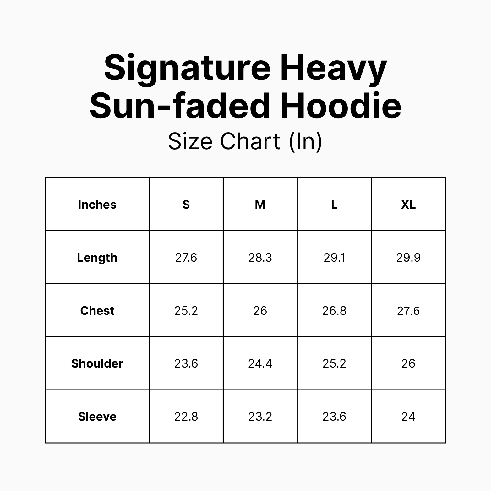 Signature Heavy Sun-faded Hoodie