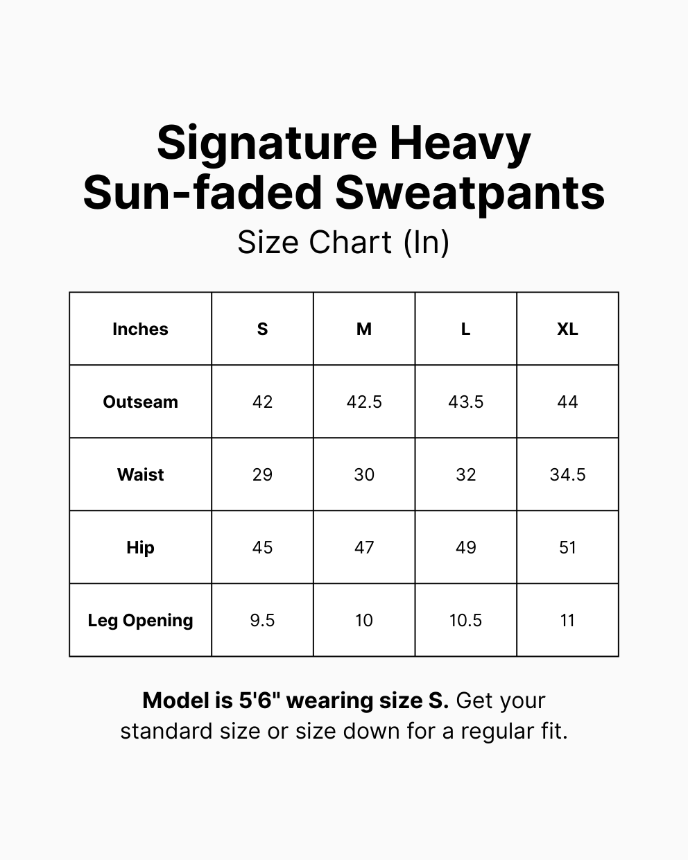 Signature Heavy Sun-faded Sweatpants
