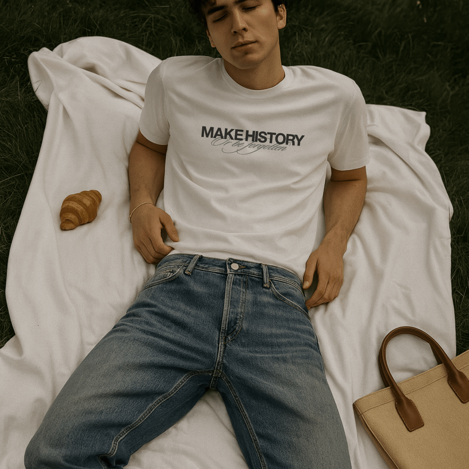 Make History Boxy Tee - Romerrio