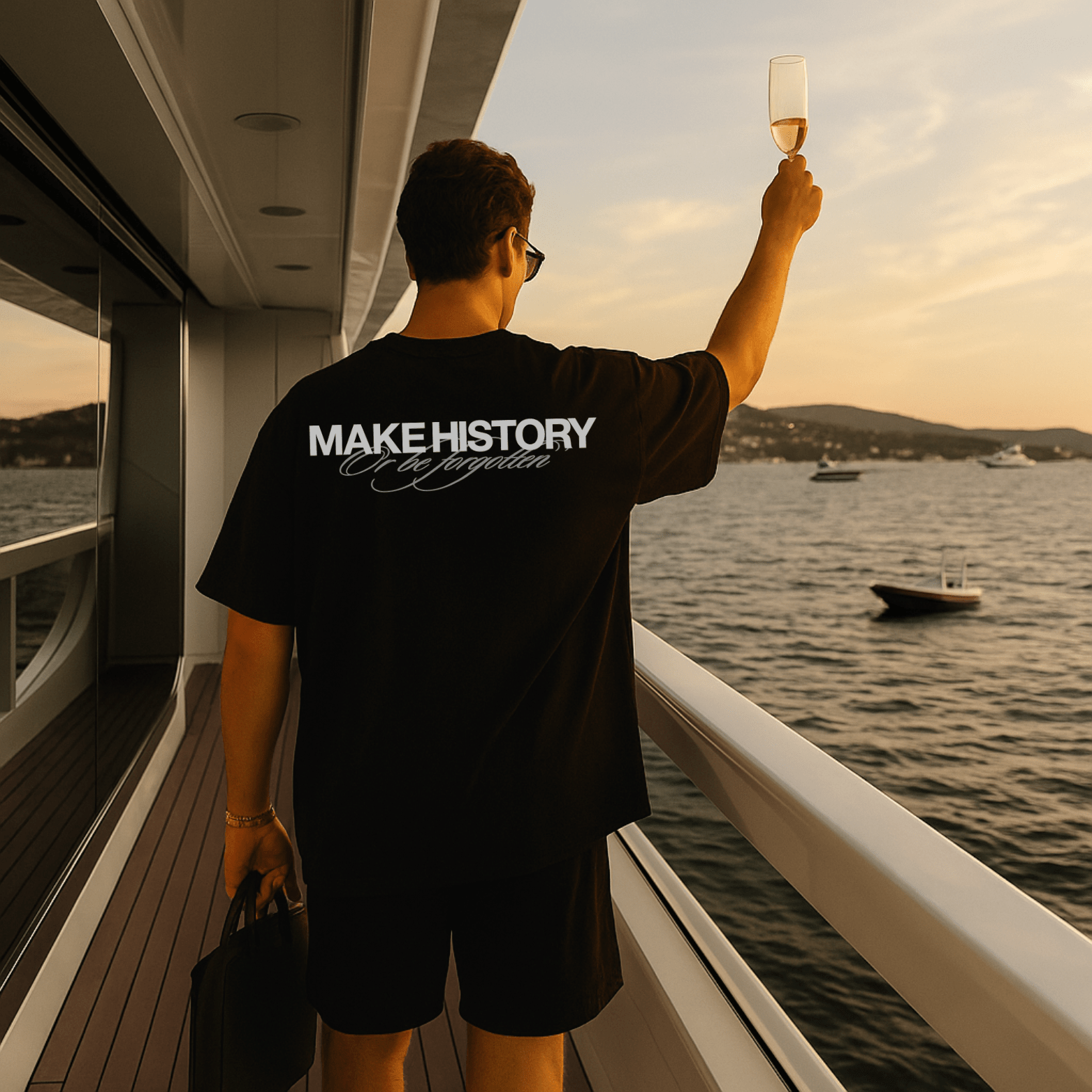 Make History Boxy Tee - Romerrio