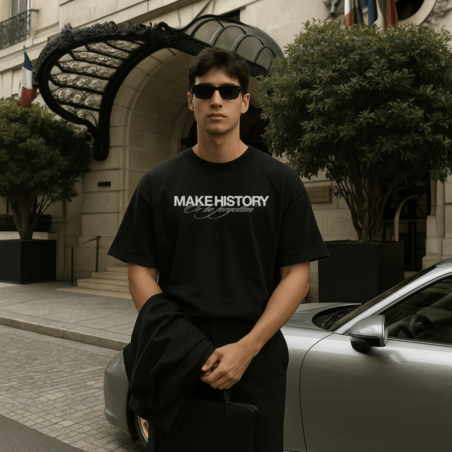 Make History Boxy Tee - Romerrio