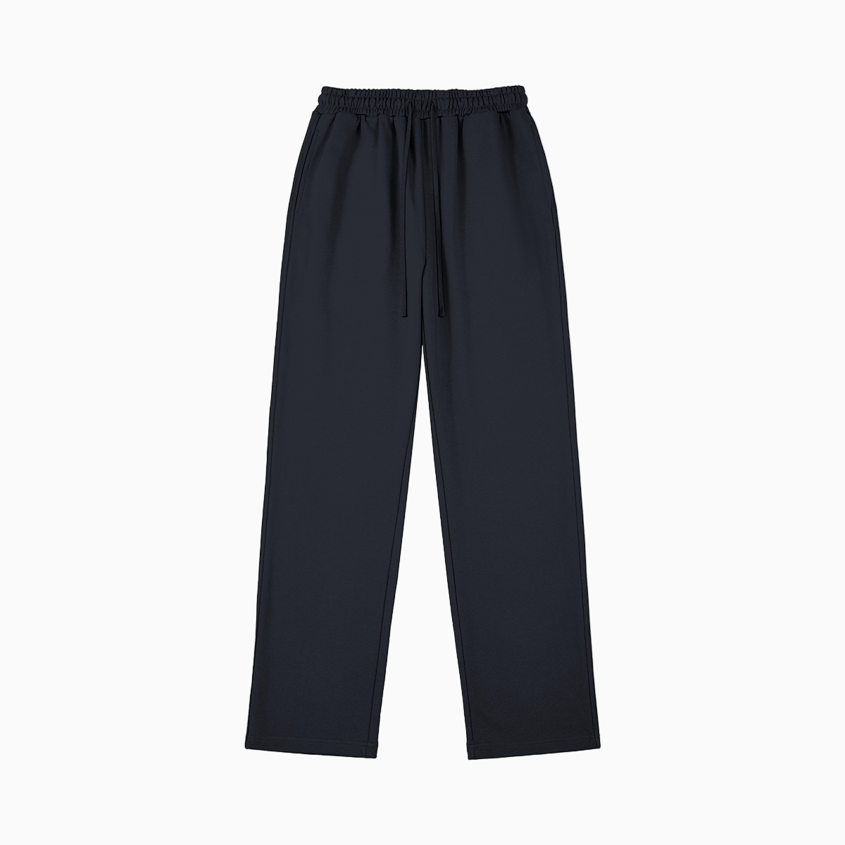 Navy Blue sweatpants on a white background 